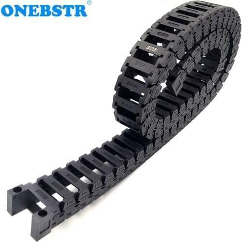 1 Meter S18x25 Drag Chain Wire Carrier Cable High-Speed Mute Engineering Tanks Towline Open On Both Sides Free Shipping