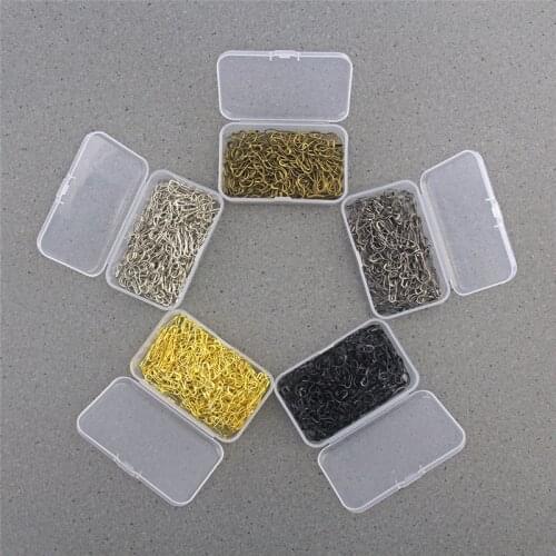 100 Pieces/Box Steel Pear Shaped Pins Garment Gourd Safety Pins Hangtag Seal Metal Pins DIY Sewing Tools Accessory