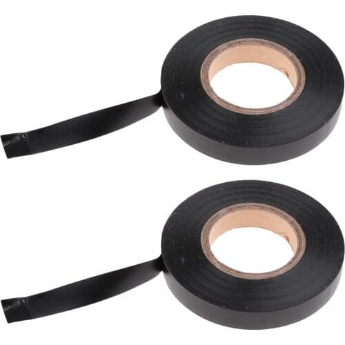 2pcs/Pack Tennis Badminton Squash Racket Grip Overgrip Sweatband Tape Black