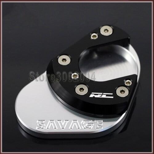 For KTM RC 125/200/390 RC125 RC200 RC390 2014-2017 2016 15 Motorcycle Aluminum Side Kickstand Stand Extension Support Plate CNC