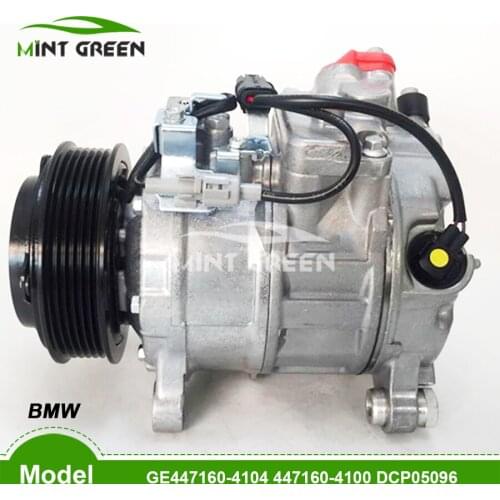 7SBU17A Auto AC Compressor For BMW 320I 328I 428I 528I 535D 447160-4104 64529216466 GE447160-4100 GE447160-4104 447160-4100
