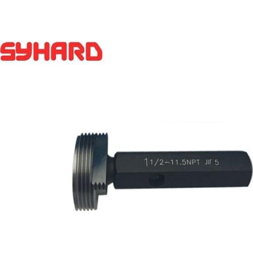 Taper Pipe Thread Plug Gauge Measuring Tools Go No-Go Gauge 60 Degree NPT1/8 11/4 3/8 1/2 5/8