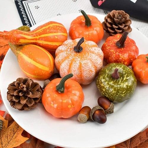 Halloween Pumpkin Model Simulation Pumpkin DIY Halloween Decorations Holiday Decoration Pumpkins