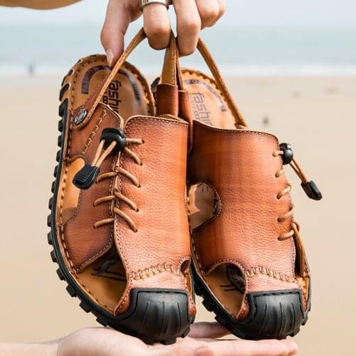 Summer Shoes Man 2020 Zapatos Hombre Verano Beach Slippers Men Mens Summer Flip Flops Breathable Shoes Sneakers Sandals