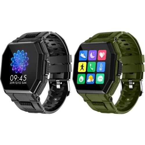 2021 New Smart Watch Men 1.54-inch Full Touch Sport Fitness Tracker Blood Pressure Heart Rate BT Call Smartwatch Music Control