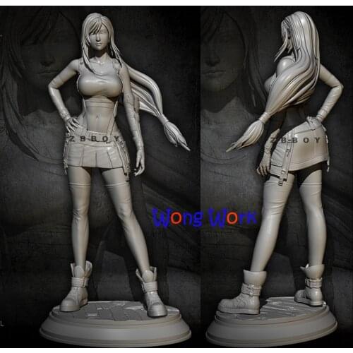 Wong Work Unpainted Resin H75mm Unassembled Garage Kits GK Model Kit Figure TD-2497