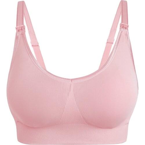 Pregnant Women Underwear Bra Breastfeeding Underwear Bra Breastfeeding Pregnancy Gather Anti-sagging Bra Breastfeeding