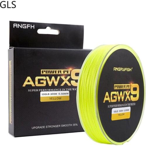 New Original carp Fishing Line 300M 9 Strands Braided PE Line Fishing Line 10 15 18 20 25 28 30 33 40 50 60 LB