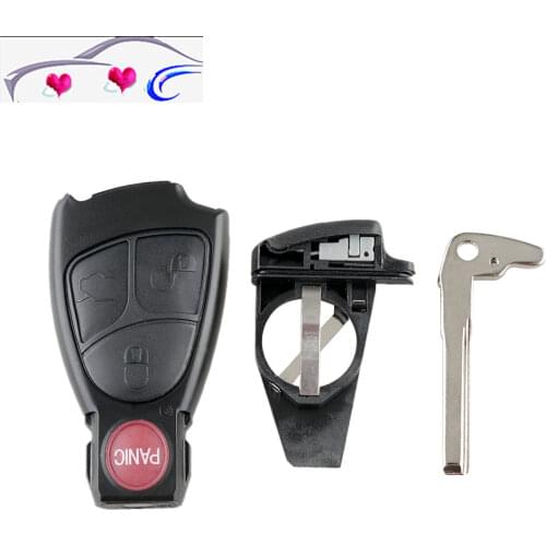 2020 New Replacement Car Key Shell Case 3 Buttons Remote Keyless Smart Fob Case ForMercedes Benz