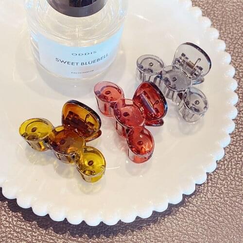 New Women Girls Vintage Solid Transparent Simple Small Hair Claws Sweet Hair Style Fixed Clips Hairpins Fashion Hair Accessories