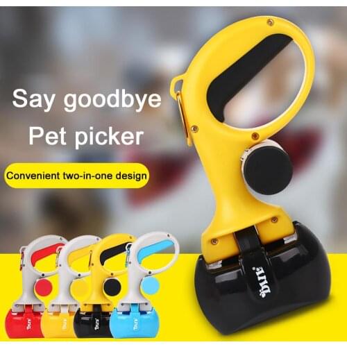 New Pet Pooper Scooper Poop Bags Set Dog Cat Outdoor Waste Cleaning Poop Shit Pickup Remover for dog and cat