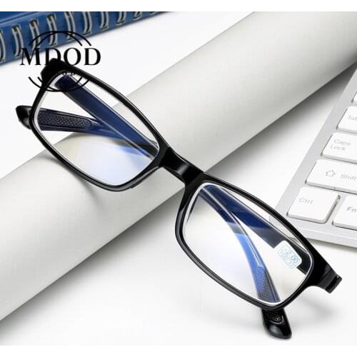 Blue Film Glasses Eye Protection Ultralight Anti Blue-ray Reading Glasses Anti-fatigue Glasses Eyewear Myopia Lens Frame Unisex