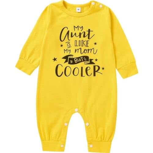 Baby Boy Girl Clothing Letter Print Romper Casual Cotton Baby Outfits Autumn Spring Kids Long Sleeve O-Neck Infant Jumpsuit