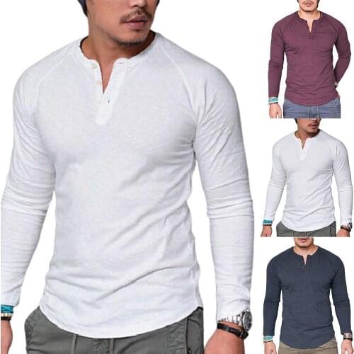 Plus Size 4XL T Shirt Men Solid Color O Neck Long Sleeve T Shirt for Men Basic Top Tees Male Bottoming Top T-Shirts ropa hombre