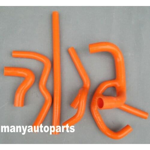 SILICONE RADIATOR/COOLANT HOSE ROVER FOR MINI COOPER S SPI 1275/1.3L 91-96 orange