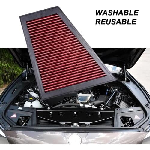 Replacement Panel Air Filter Fits ForBMW F10 F18 520I 528I E84 X1 E89 Z4 High Flow Washable Reusable Air Intake Filters