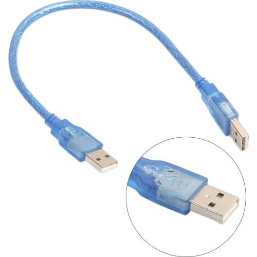 30CM USB 2.0 Extension Cable Extender Male To Male Ca bo USB Data Cables For PC Keyboard Printer Camera Mouse Game Controller