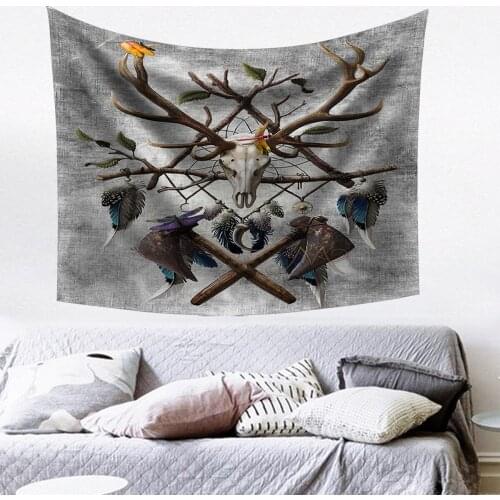 Vintage Tapestry Wall Hanging Basket Rectangle Valance Functional Picnic Cloth Beach Towel Quality Hot Sale Home Decoration