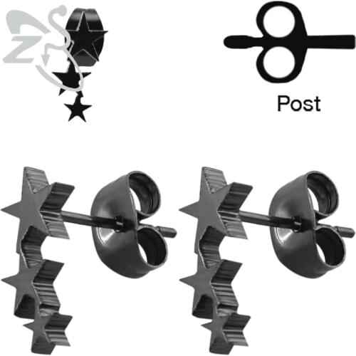 Meteor Star Earrings Women Men Stainless Steel Ear Stud Small Earring Body Piercing Jewelry Stud Ear Piercing Earring Mujer Moda