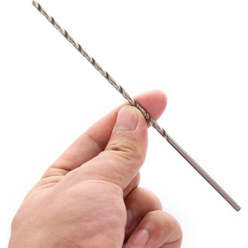 1pcs 160mm HSS Auger Twist Drill Bit Set 2/3.2 mm Diameter160mm Extra Long Straight Shank Drill Bits for Electric Drills