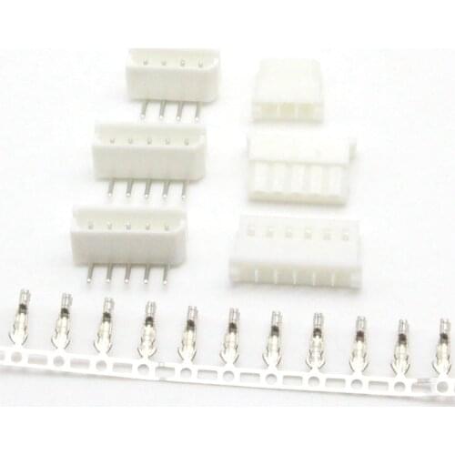 10sets 5264 2.5mm Pitch Wire To Board Connector 2P 3P 4P 5P 6P Female Housing+Right Angle PCB Male Socket+Terminals