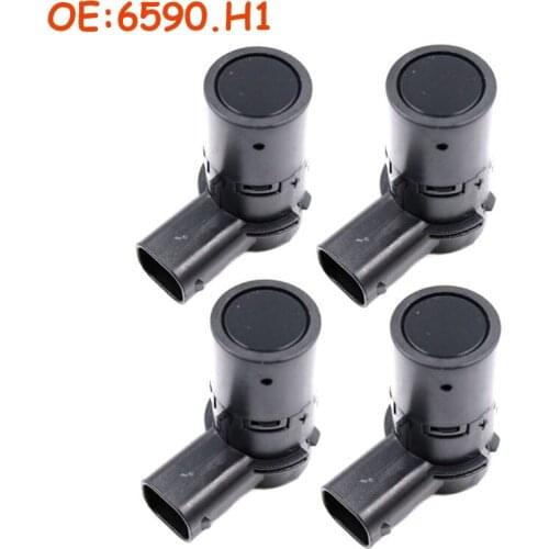 4 PCS 6590.H1 6590H1 PDC Parking Sensor For Peugeot 207CC Citroen C4 C5 66206989068 8200417705 7701062074 7711135326,9653849080