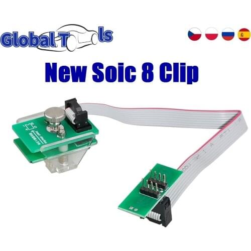 8Pin Line Clip Soic 8 SOP8 Test Clip Eeprom Clip EEPROM Adapter 8 Soic Clip Socket Clip for Iprog/XPROG/UPA/Orange/CG PRO 9S12
