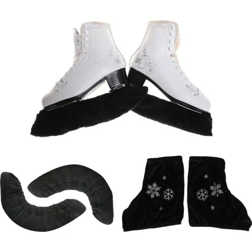 Velvet Skates Cover Figure Skating Boots Overshoes Toweling Blade Soaker Covers