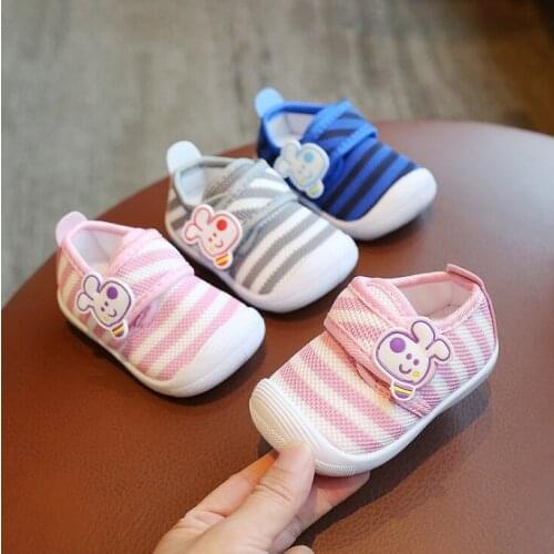Baby Toddler Shoes Girl Boy Non-Slip Soft Bottom Air Mesh Breathable Shoes 6Sizes B-19 Tx09
