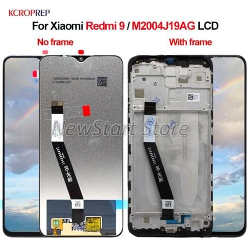 For Xiaomi Redmi 9 M2004J19AG LCD Display Touch Screen Digitizer Assembly 6.53" For Redmi 9 lcd Replacement Accessory 100%Tested