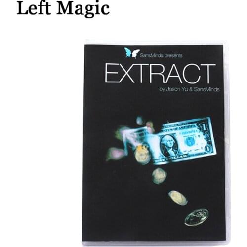 Extract By Jason Yu And SansMinds (DVD And Gimmick) Magic Tricks Close-Up Card Magic Street Stage Magic Props Illusions Magic