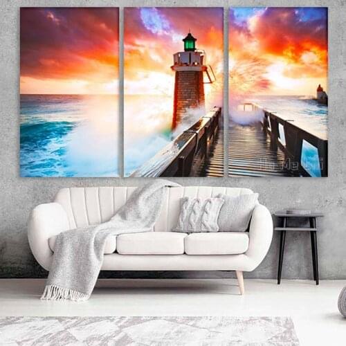 Canvas Art Lighthouse Wal Canvas Prints Ocean