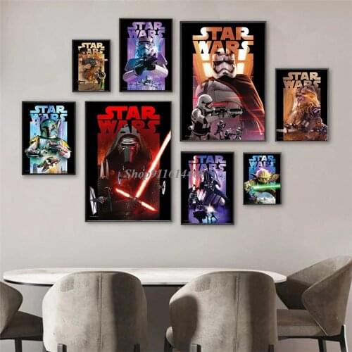 Disney Canvas Painting Classic Modern Anime Marvel Star Wars Posters and Prints Wall Art Picture for Living Room Home Decoration