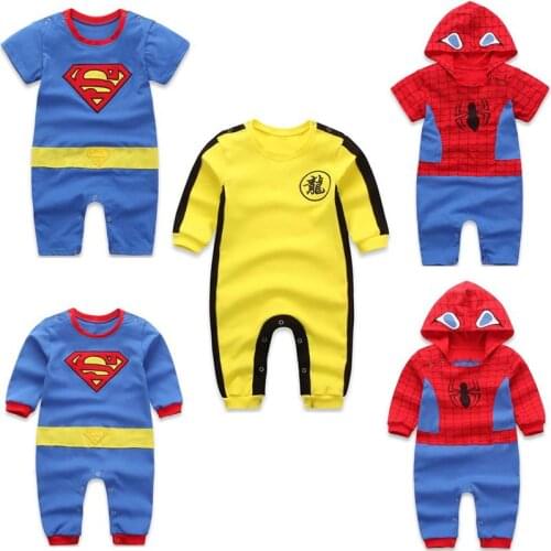 Chinese Kungfu Rompers Newborn Baby Boy Fancy Cosplay Costumes Bruce Lee Yellow Climbing Pullover Cotton Kids Sports Jumpsuit
