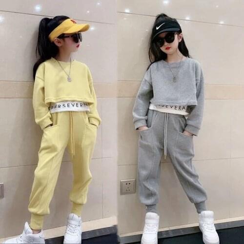 Girls Outfits New Brand Girls Clothes Set Long Sleeve Sweater and Pants 2 Pcs Children Clothing Sets Girls Boutique Outfits