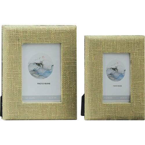 Nordic Creativity Linen Photo Frame Light Luxury Picture Display MPF113