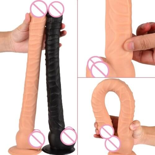 Super Long Dildo For Women 16 Inch Dildo Realistic Big Dick Anal Plug With Suction Cup Realistic Penis Large Dildos Sex Products