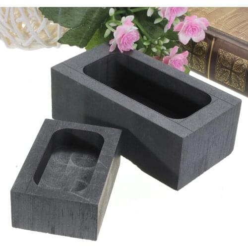 High-purity graphite fusion casting mold 3.5 oz / 25 oz injection molding tool for refining gold and silver
