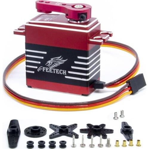 FEETECH FT5835M 35KG High Speed Large Torque Steel Gear CNC Digital 180 Degree Servo For 1/8 1/10 RC Car Helicopter
