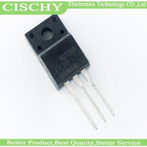 10pcs/lot FCPF20N60 20N60C3 20N60 P20NM60FP imports disassemble LCD TO-220F In Stock