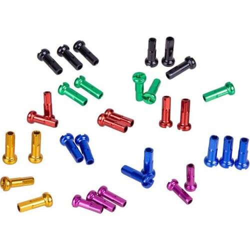 12pcs MTB Bike Bicycle Spoke Caps High Strength Aluminum Alloy Spokes Cap Cycling Nipples Colourful Accessories