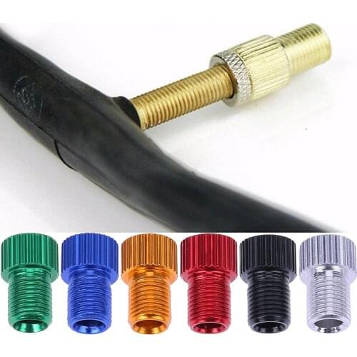4pcs Presta to Shrader Bicycle Road Bike Valve Adapters Bicycle Road Bike Tire Converters Cycling Bicycle Pump Accessories Parts