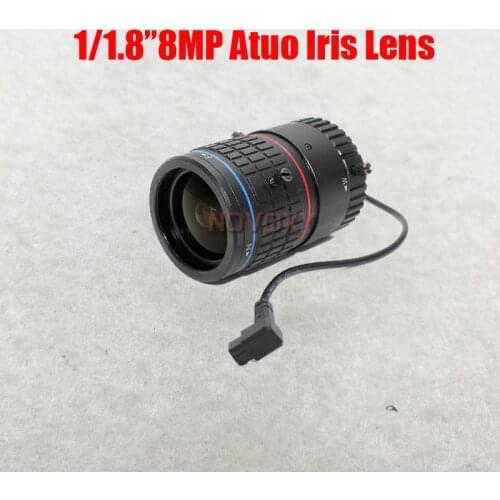 8MP Megapixel HD 1/1.8" 3.6-16mm DC Auto Iris Varifocal IR CCTV Lens CS Mount For 2MP 3MP 5MP 8mp IP Box Camera Free Shipping