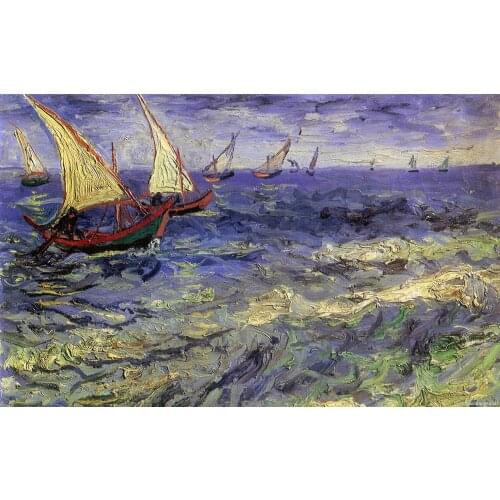 Bigger is Better 400x300MM Magnets JM10034 Painting_of_Vincent_Van_Gogh_-_Sea