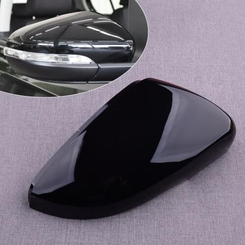 Black Car Right Side Rear View Mirror Cover Cap Fit For VW Golf MK6 2009 2010 2011 2012 2013 5K0857538