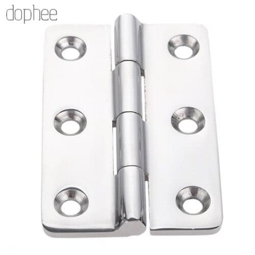 Dophee 1pc boat Hinge Deck Hatch Cabinet Stainless Steel Universal boat accessories door window hardware