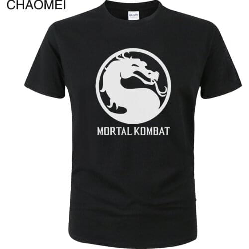 2019 New Fashion Men Women Mortal Kombat Printed Short Sleeve O Neck T shirt Summer Cotton Casual T-Shirt Top Tees C138
