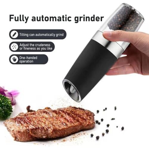 Gravity Induction Grinder for Household Pepper Electric Grinding Machine Food Seasoning Powder
