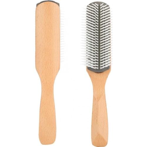 Nine Row Comb Hair Scalp Massage Comb Hair Styling Hairdressing Comb Hair Brush Salon Tools