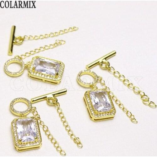 10 pieces Crystal clasp jewelry accessories crystal jewelry for women fashion jewelry accessories 58013